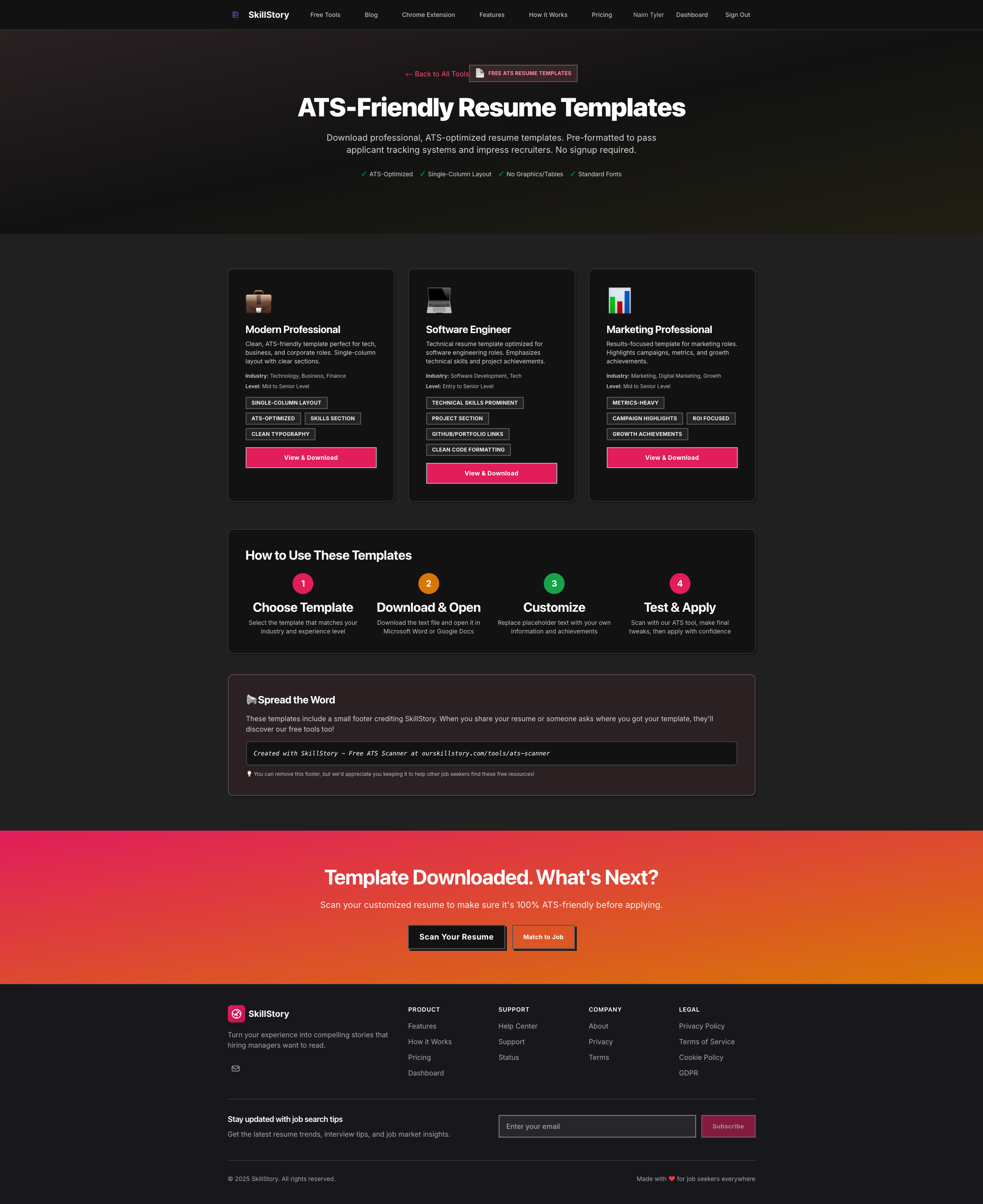 SkillStory - Job Hunter & Resume Builder gallery image