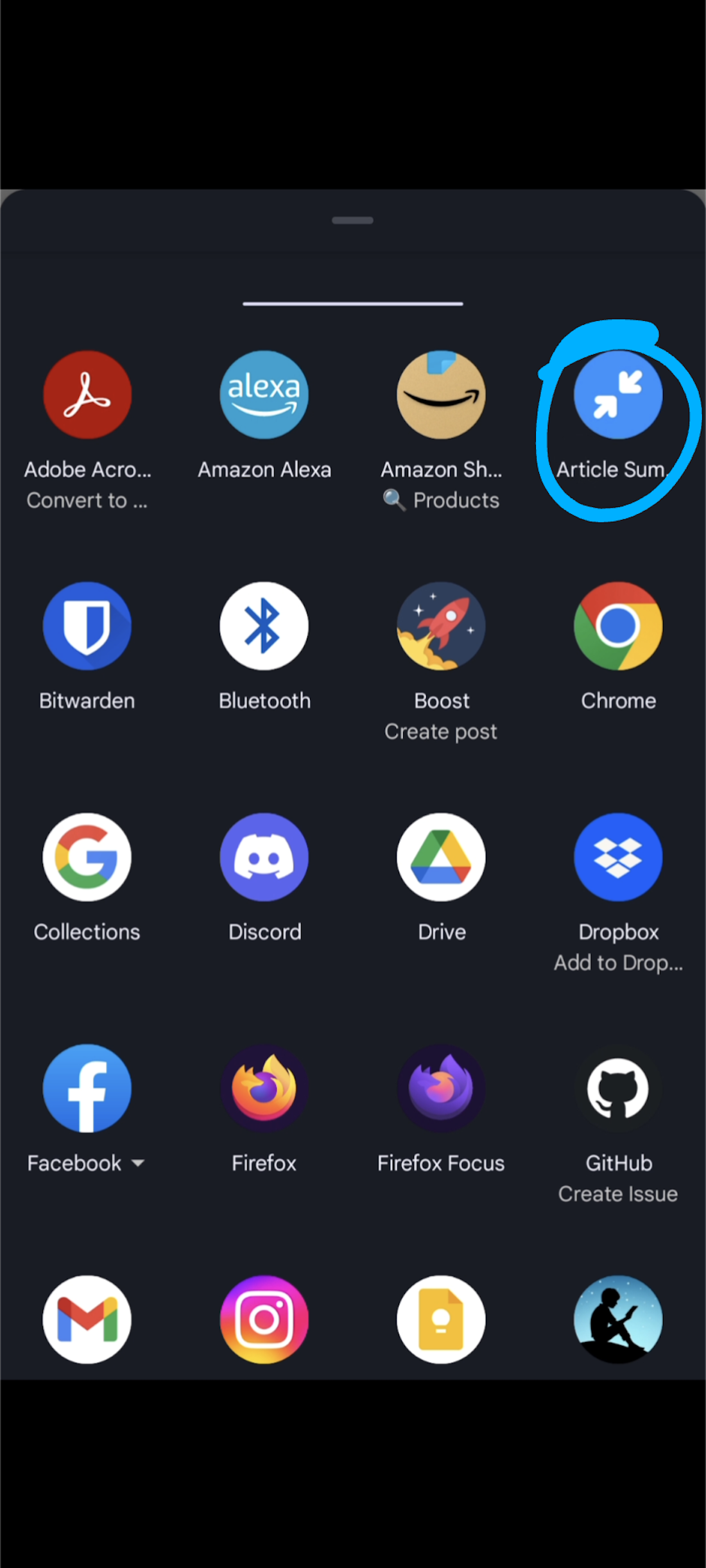 Artikeloverzicht - Deel App-to-app direct om artikelen onderweg samen te vatten media 5