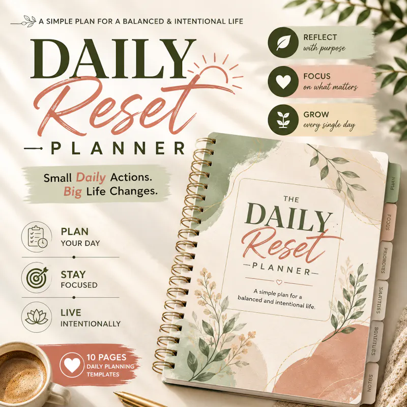 Daily Reset Planner |Start Every Morning screenshot 2
