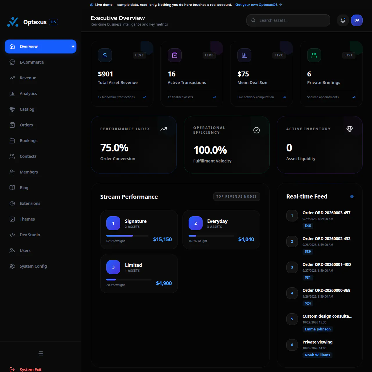 OptexusOS gallery image
