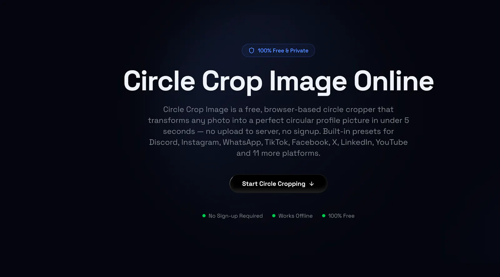 Circle Crop Image screenshot 1