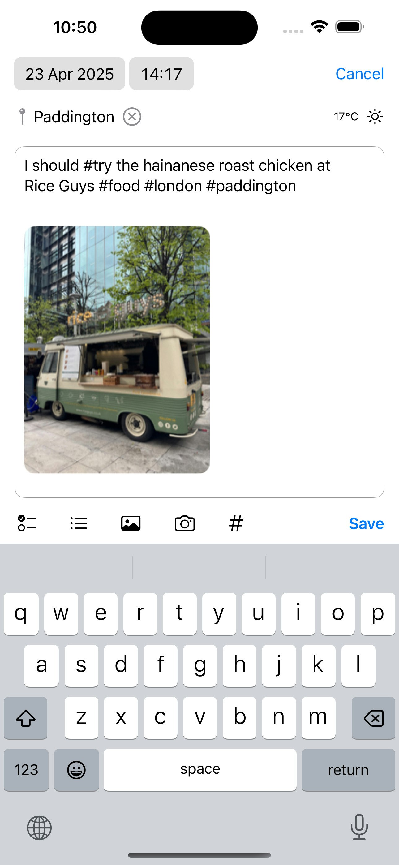 Journell für iOS - Wie Tweeten, aber nur für Ihre Augen (offline im einfachen Text) Medien 6