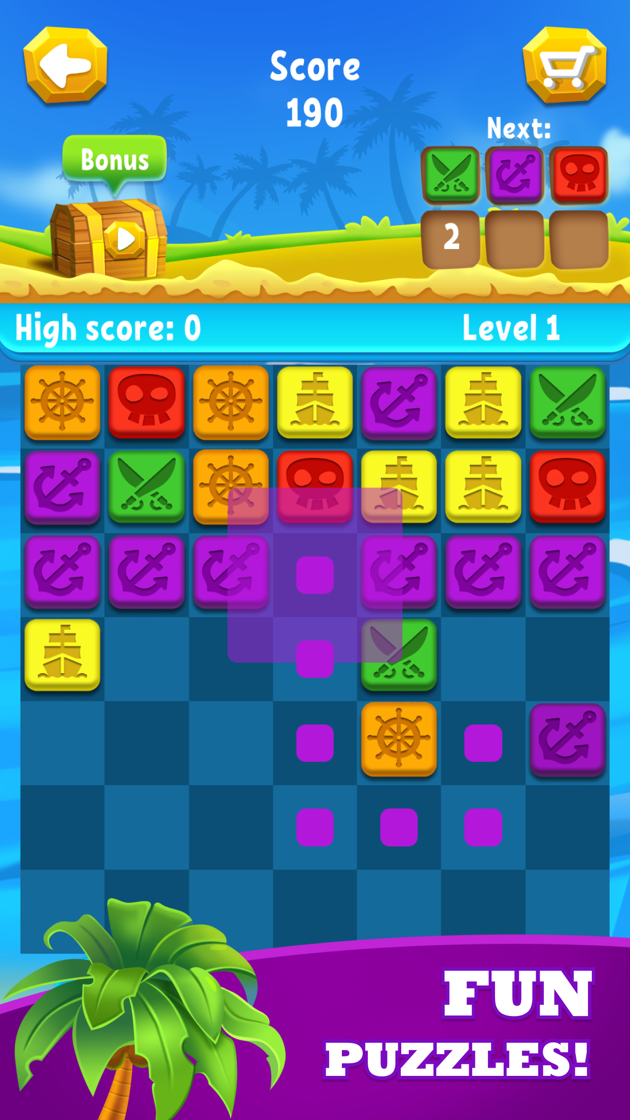 Pirate's Dice: connect 4 in a row gallery image