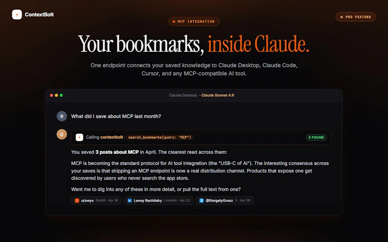 ContextBolt screenshot 1