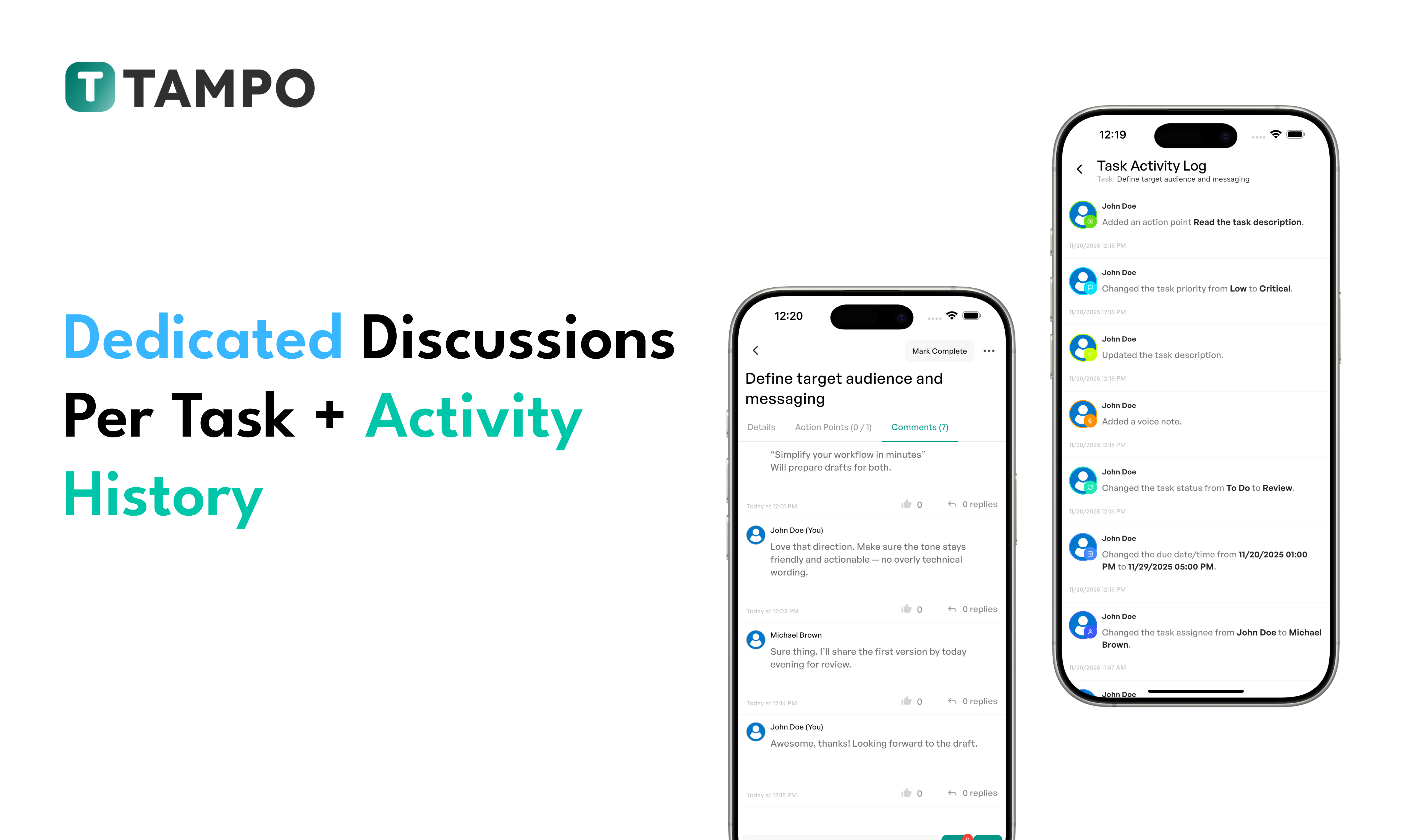 Tampo - Screenshot 5 showing product features and functionality