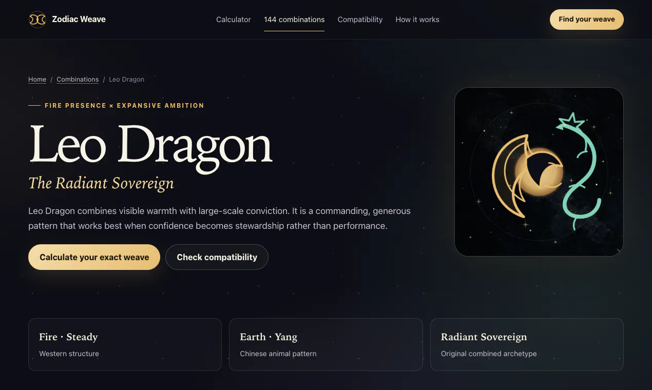 Zodiac Weave screenshot 3