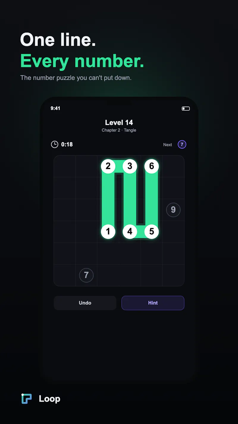 Loop - Number Puzzle Game screenshot 5