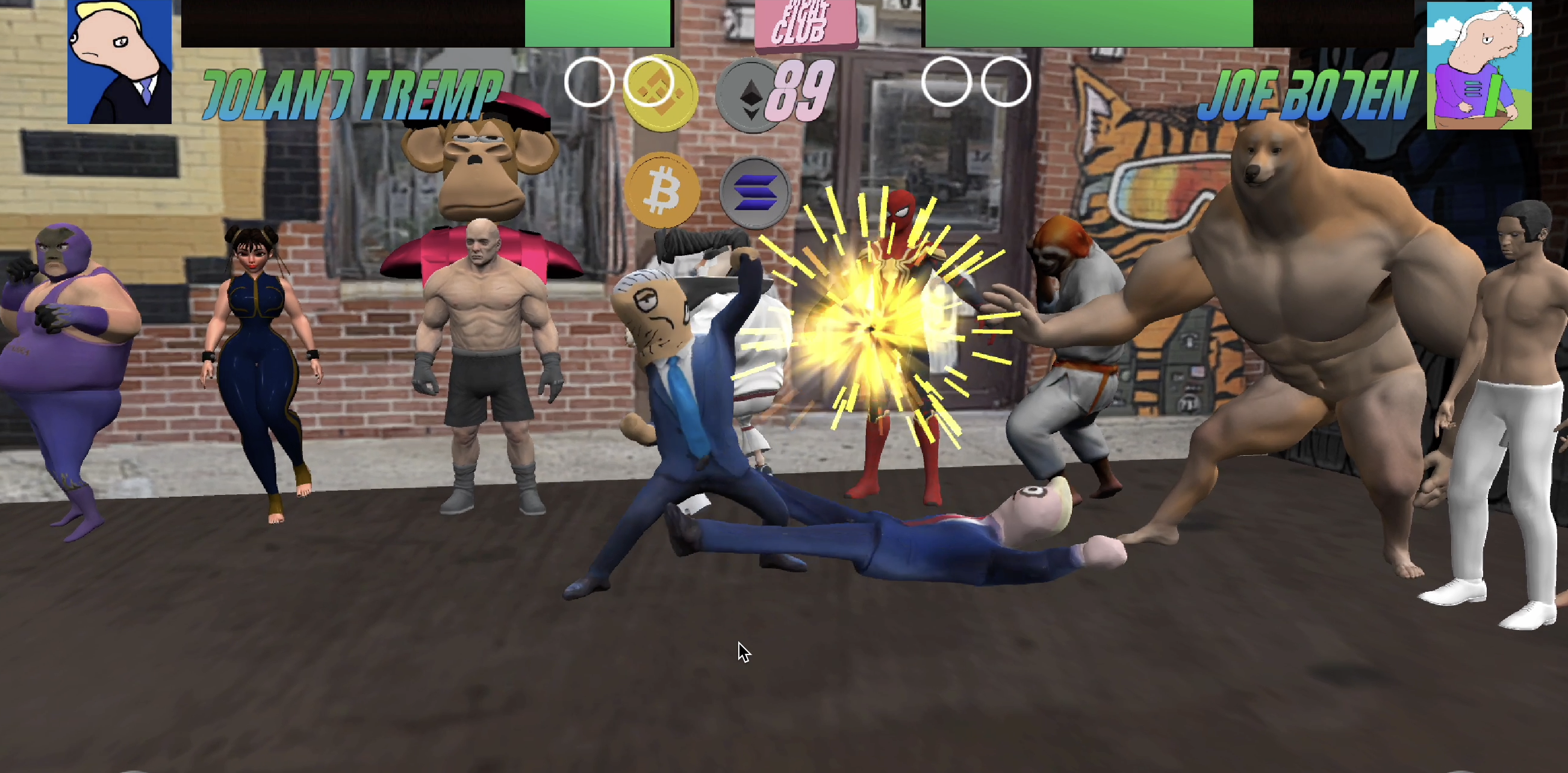 Meme Fight Club - A video game to create utility on top of memecoins media 3