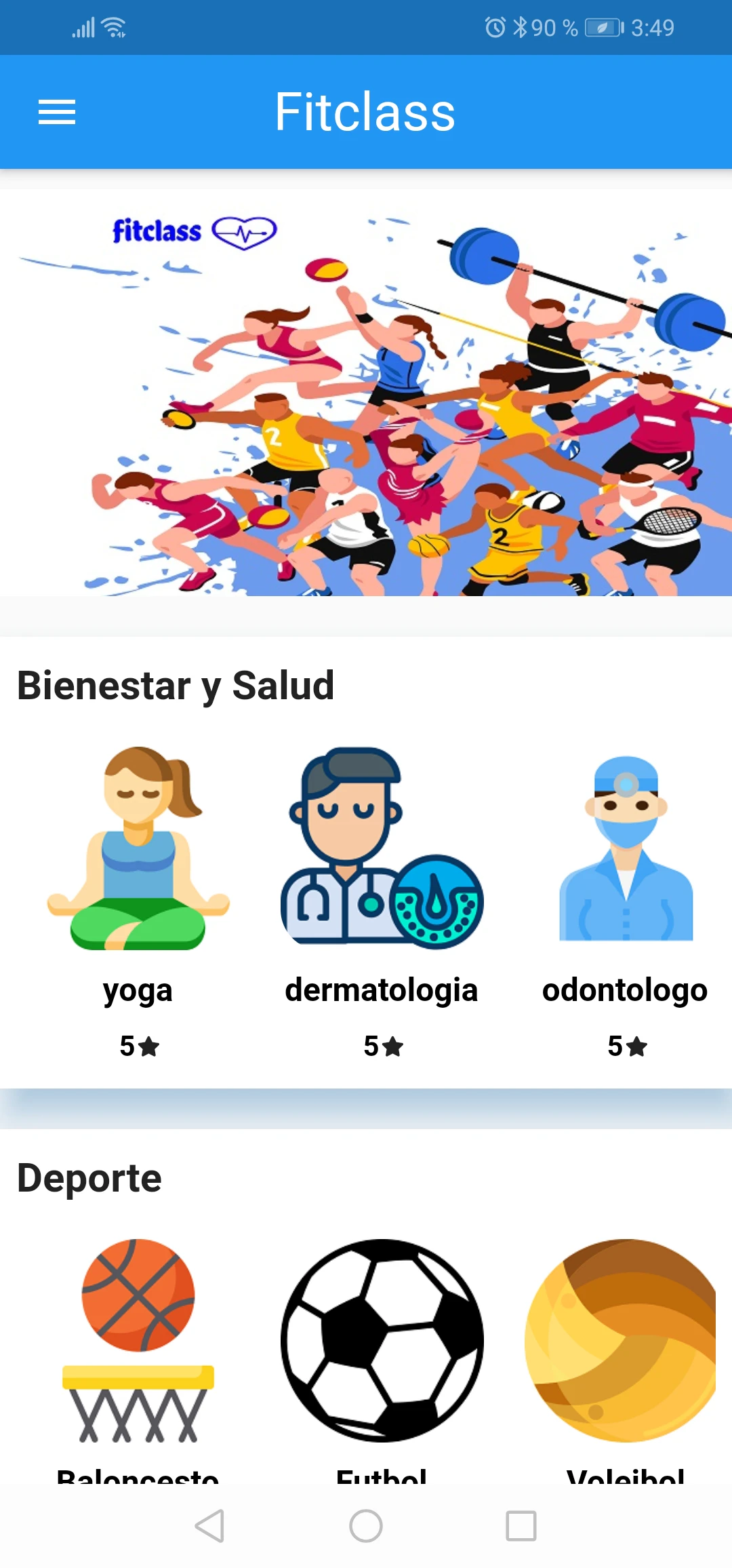 Fitclass ⚽🏀🏉🏐🏸🤾🤾‍♂️🥅🥎⚾⛸️⛳🏹🥊🎳