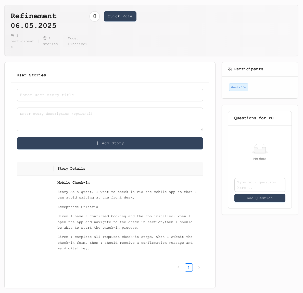 Scrum Poker by Gustaffo - Estimate user stories – fast, free, and distraction-free media 2
