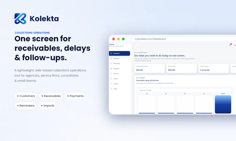 Kolekta screenshot 1