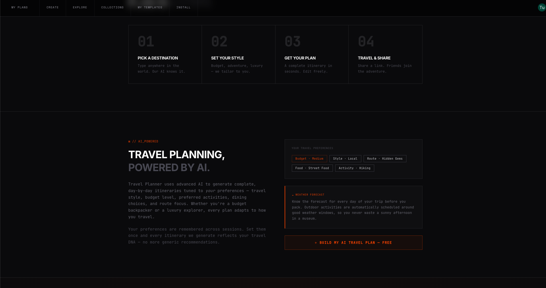 Travel Planner AI gallery image