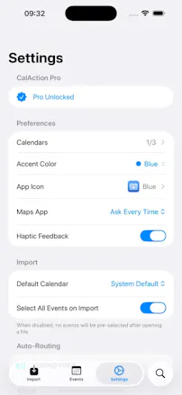 CalAction — Import Calendar Files on iOS gallery image