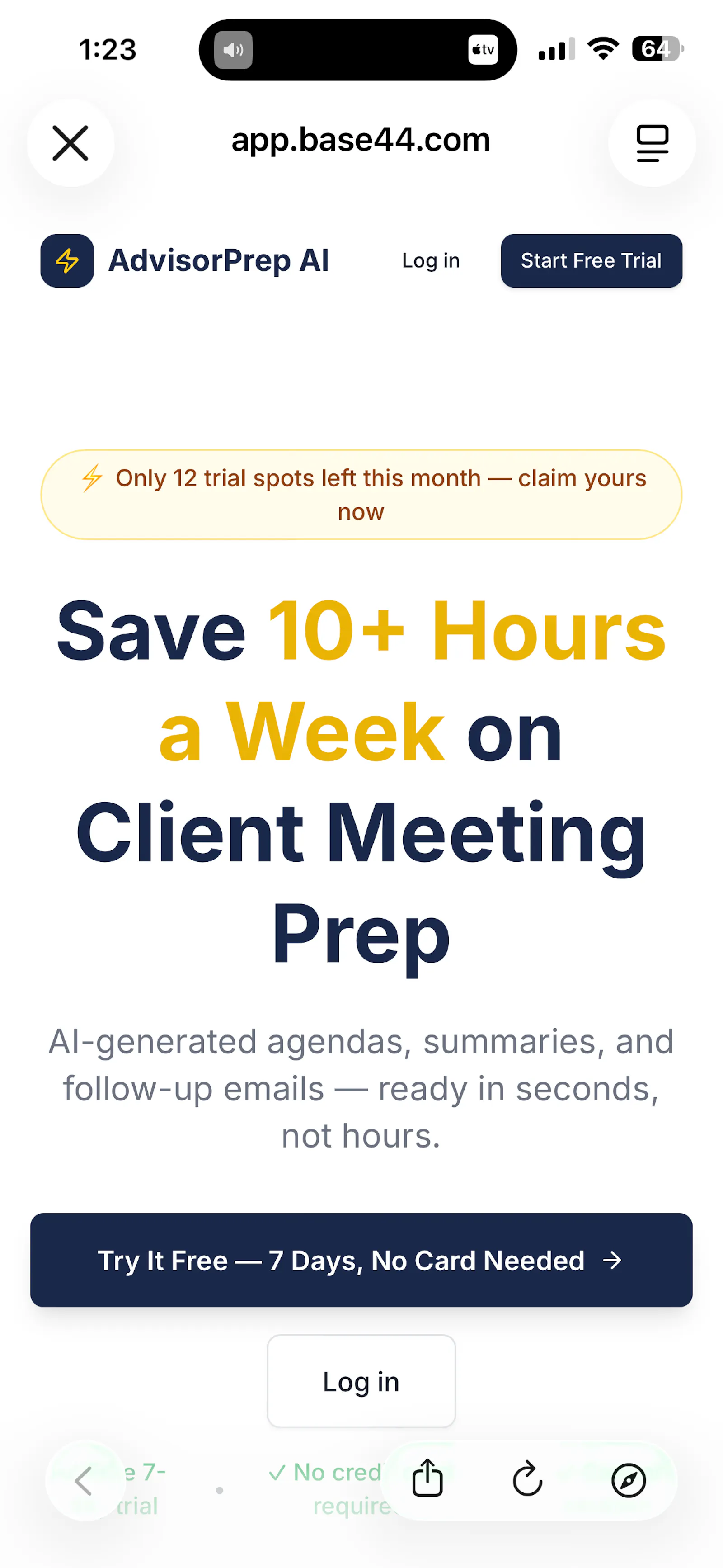 AdvisorPrep AI screenshot 2