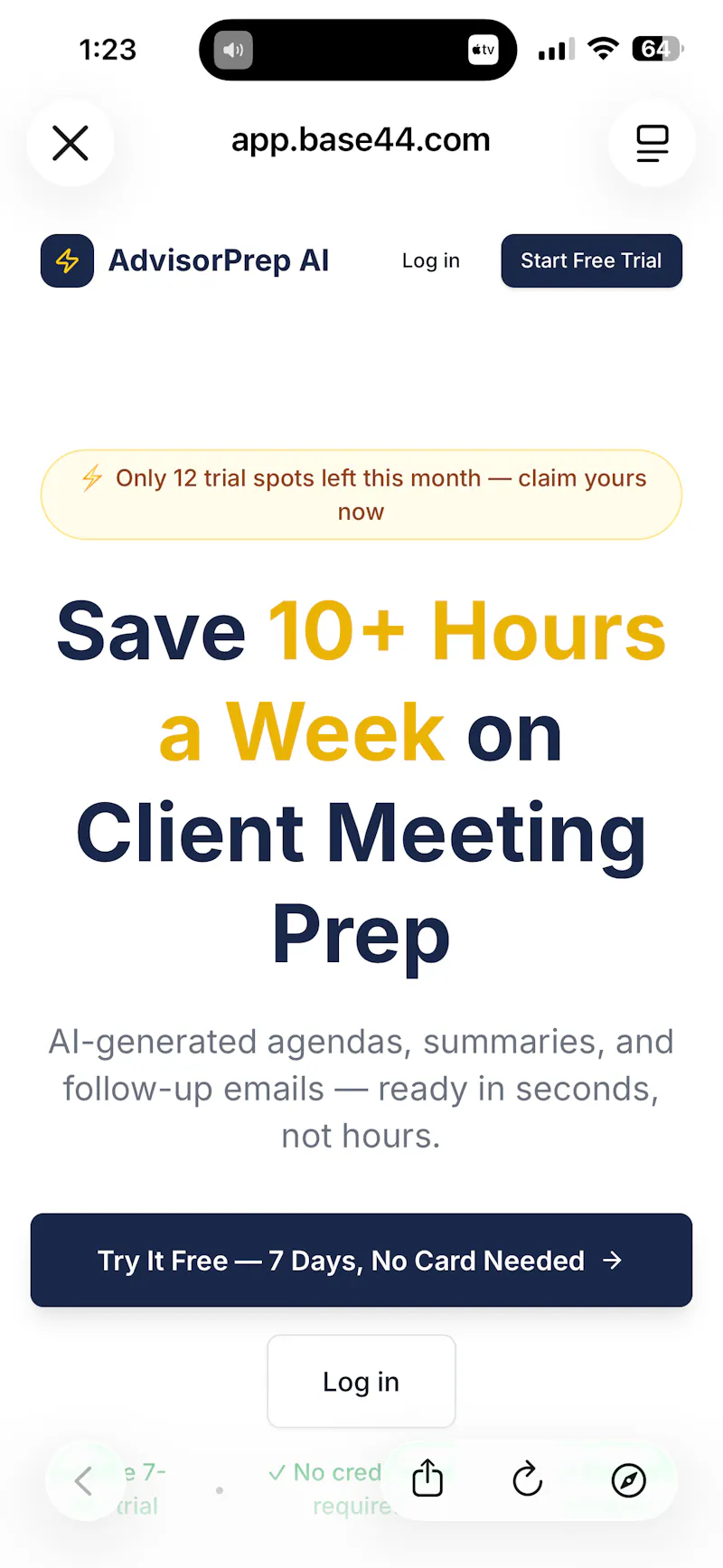 AdvisorPrep AI screenshot 2