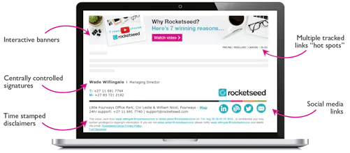 Rocketseed Email Signatures gallery image