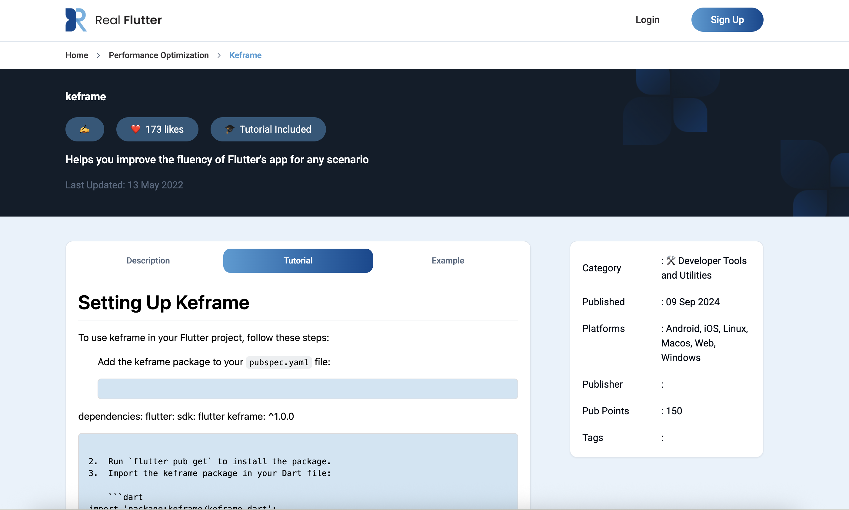Real Flutter gallery image