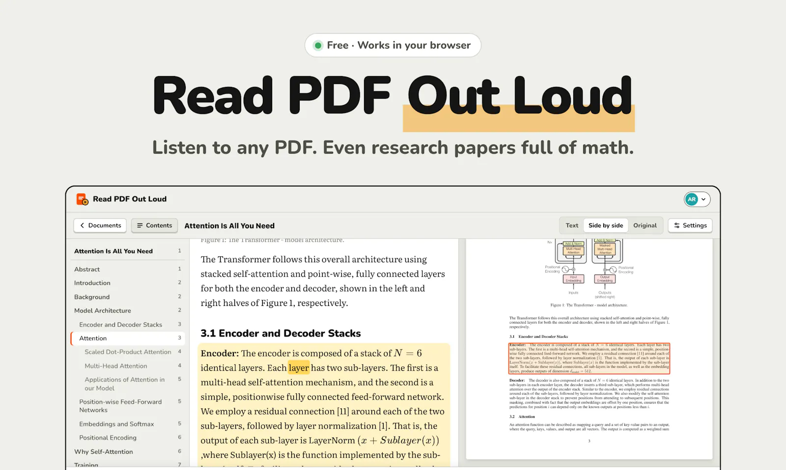 Accurate PDF Narration screenshot 1