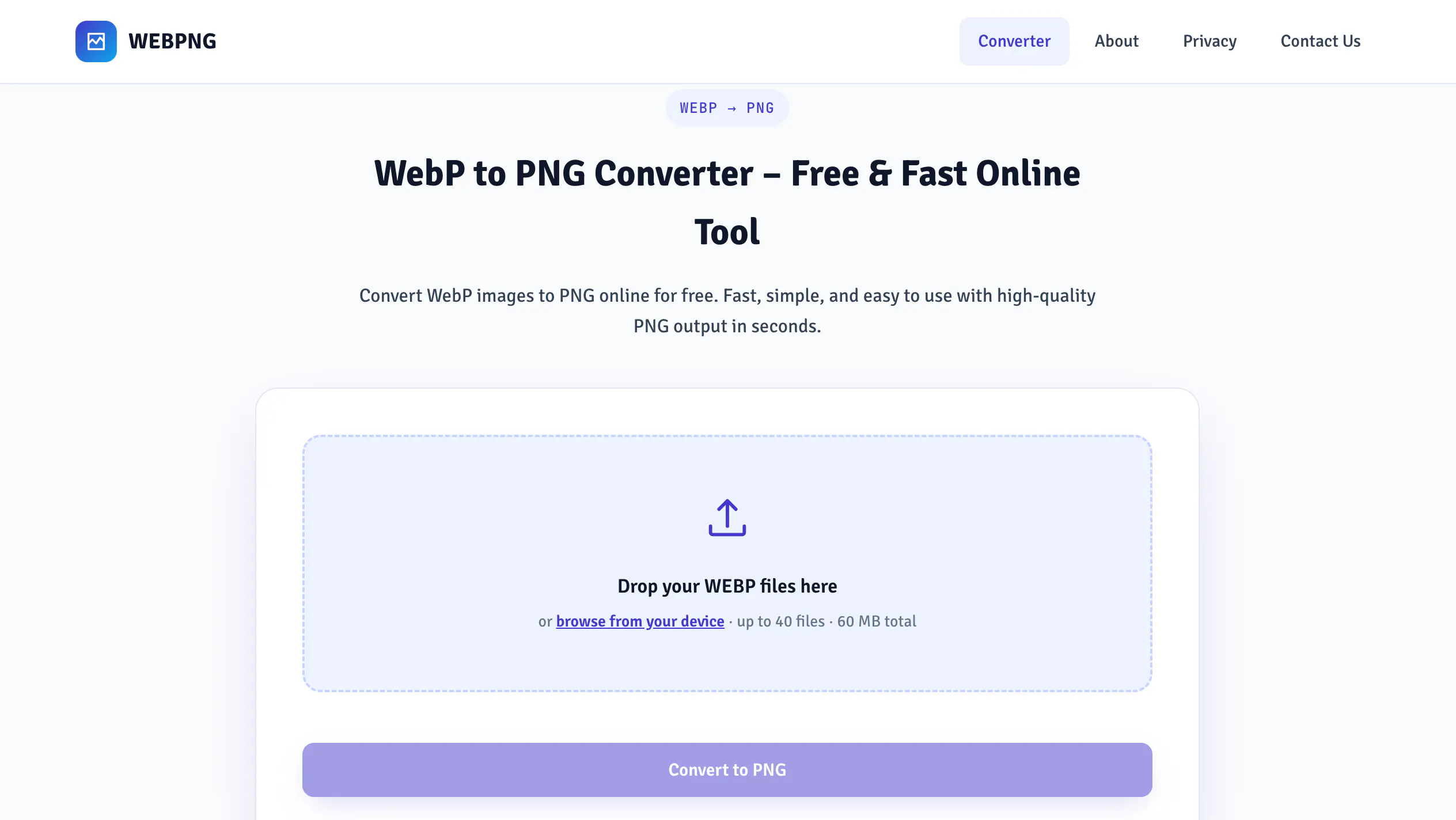 WebP to PNG Converter gallery image