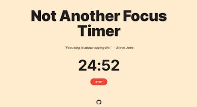 Not Another Focus Timer gallery image