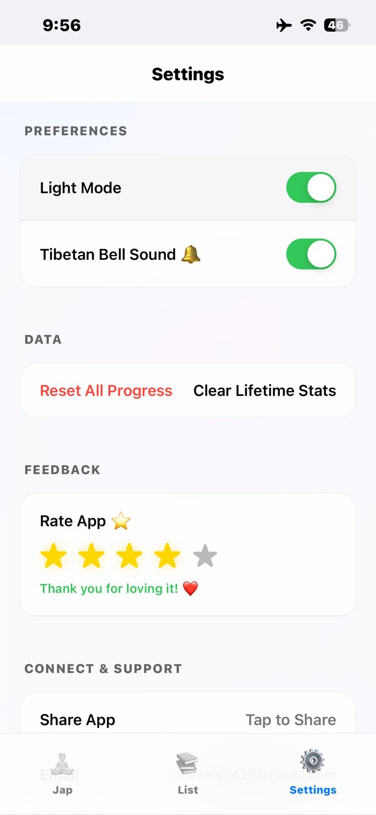 Naam Jap Counter - Screenshot 2 showing product features and functionality