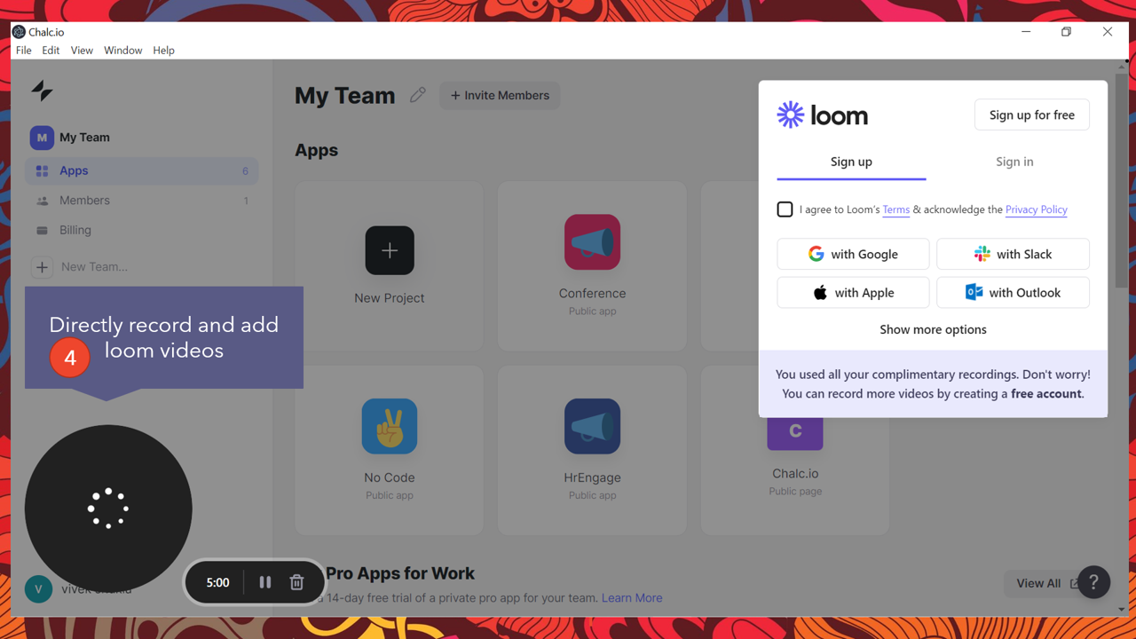 Chalc.io gallery image