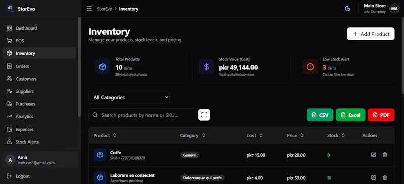StorEvo screenshot 5