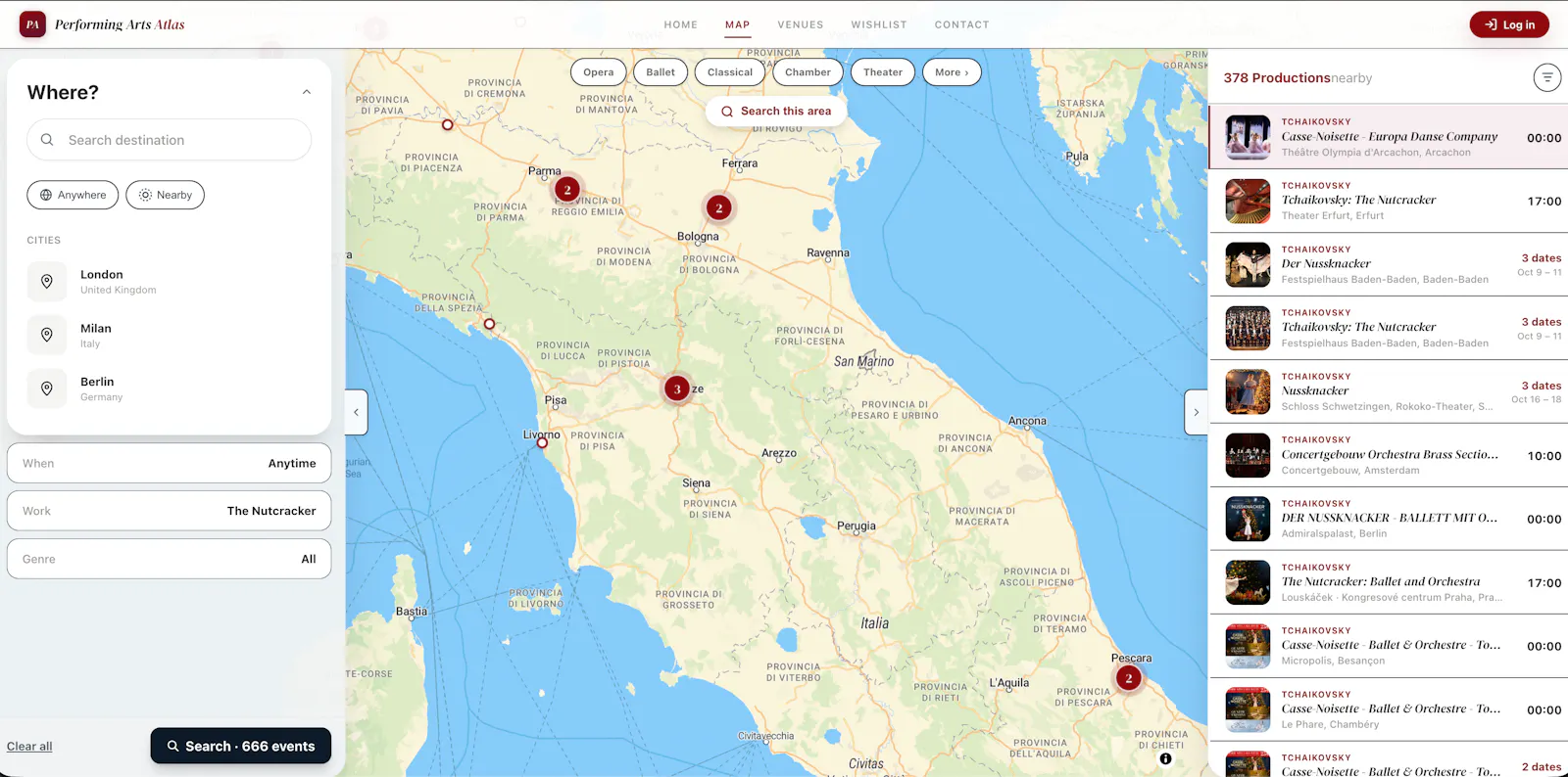 Performing Arts Atlas screenshot 3