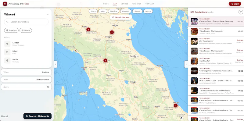 Performing Arts Atlas screenshot 3
