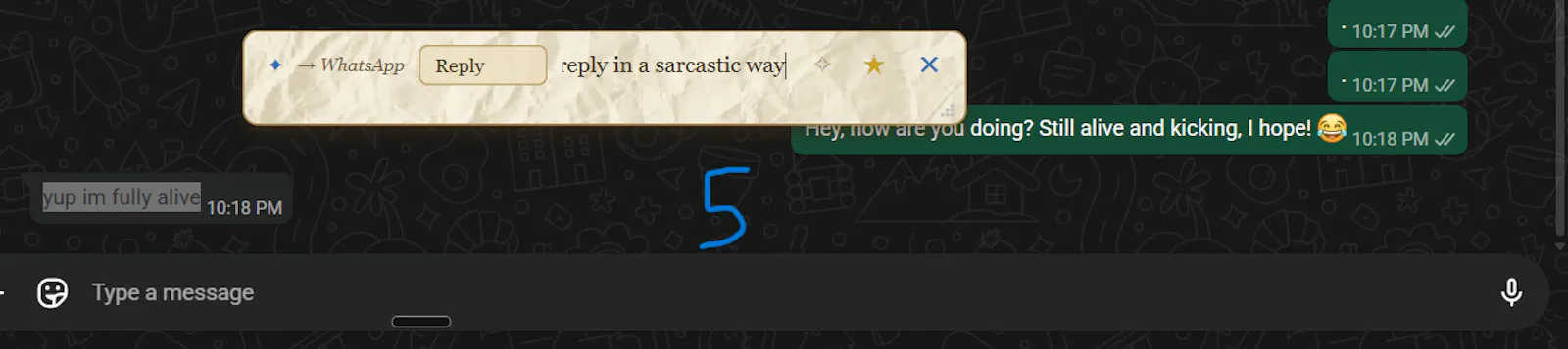 Highlight it. Flick it. Done. screenshot 6