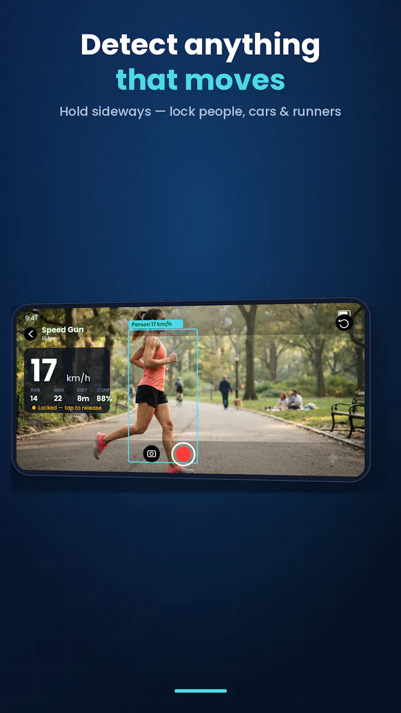 Speed Gun : AI Speed Detector screenshot 1