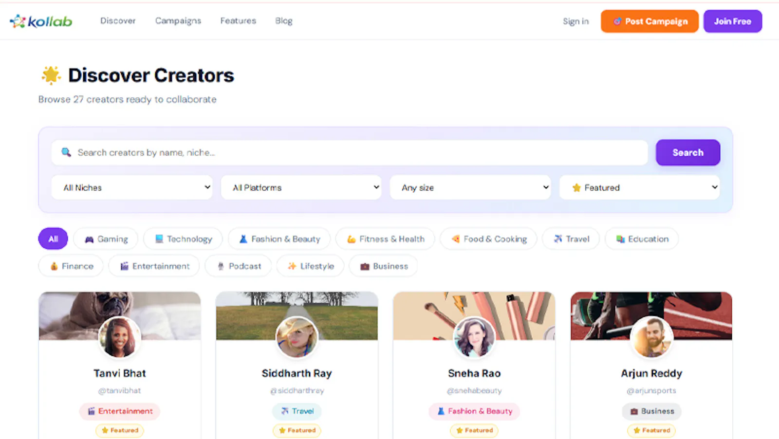 Kollab.in screenshot 3