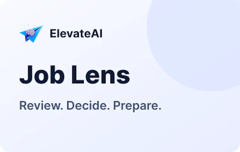 ElevateAI Job Lens screenshot 1