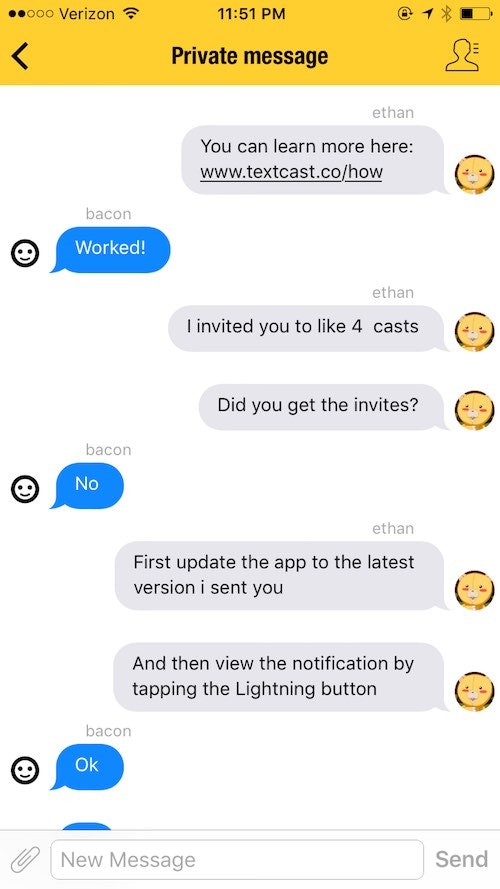 Textcast gallery image