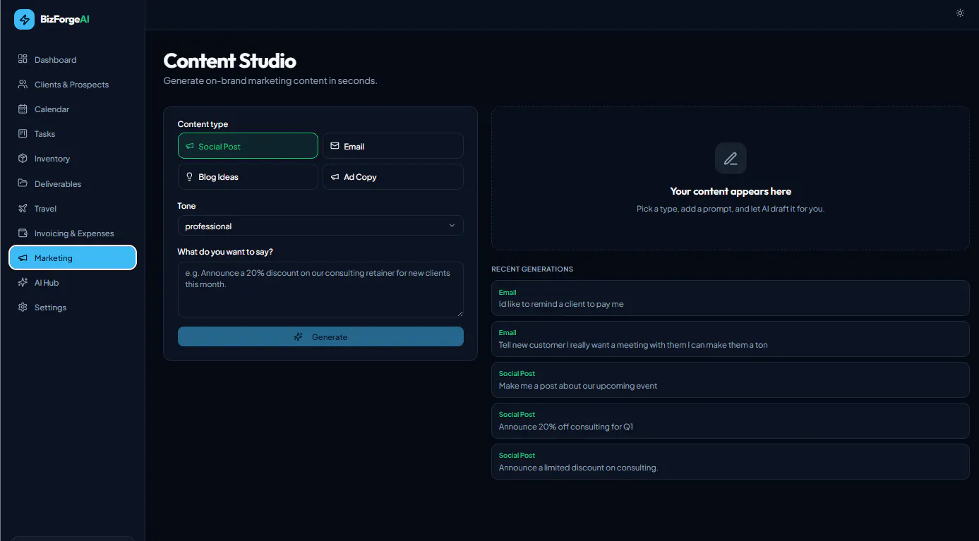 BizForgeAI — Forge Your Path gallery image