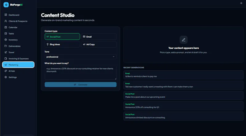 BizForgeAI — Forge Your Path screenshot 6