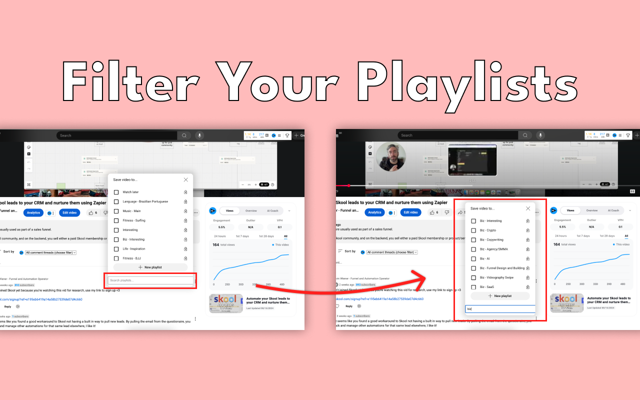 Tìm kiếm danh sách phát YouTube media 3