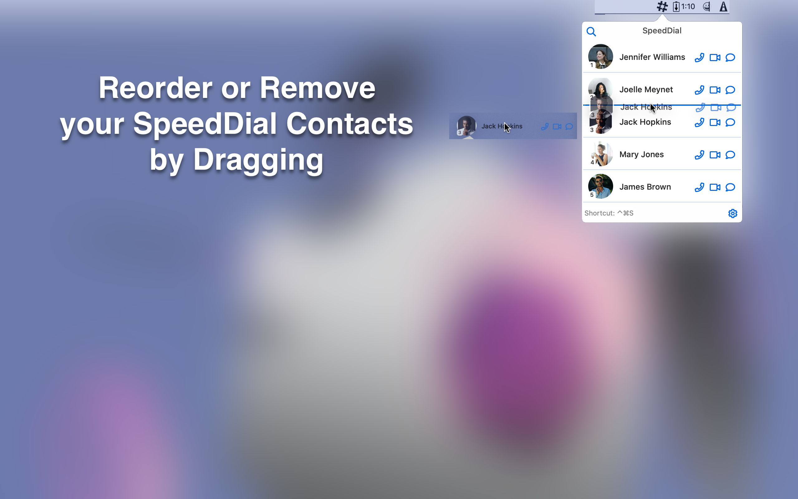 SpeedDial for macOS gallery image