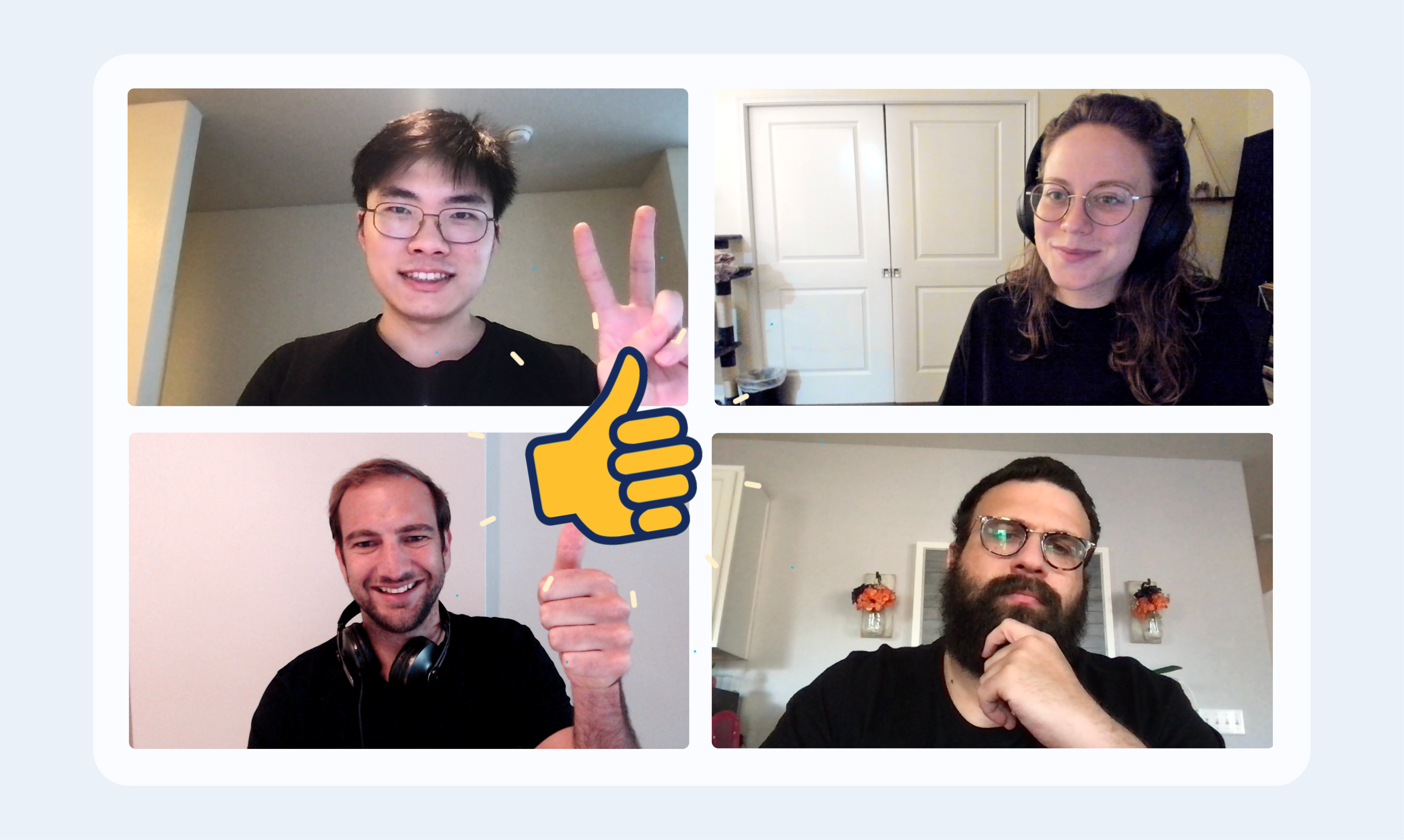 Poll option Real-time gesture recognition image