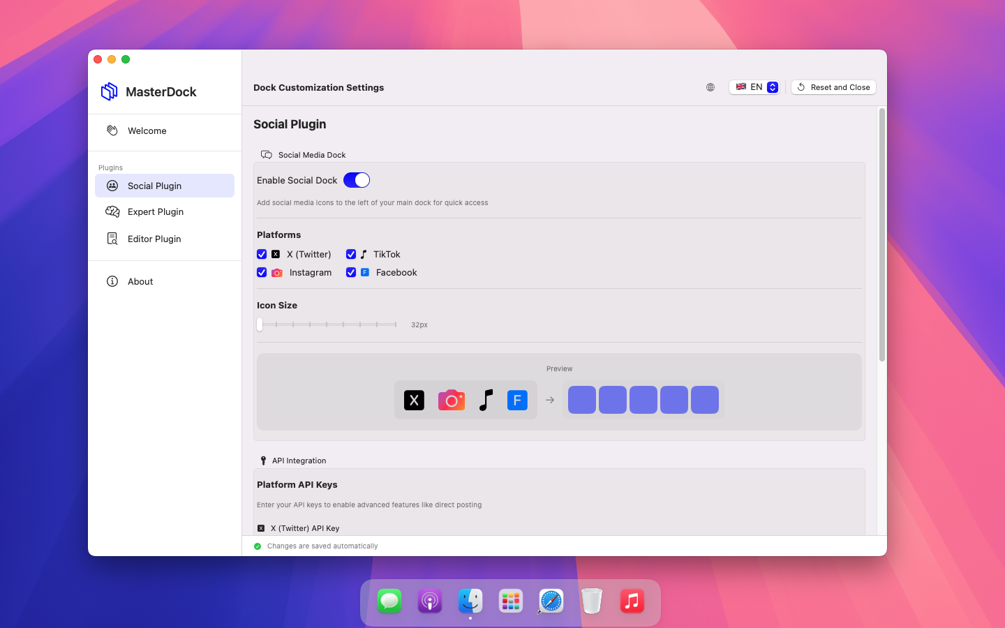 Master Dock - Personalizza il tuo dock Mac media 3