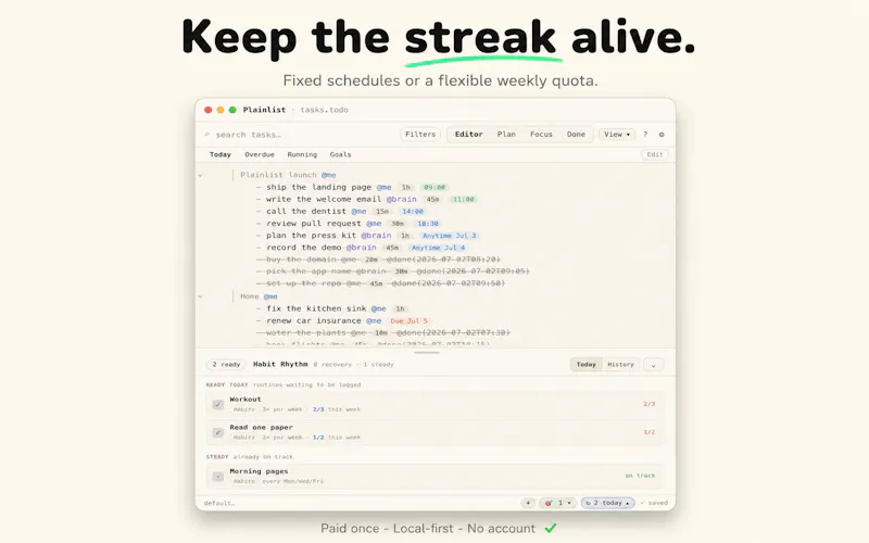 Plainlist screenshot 7