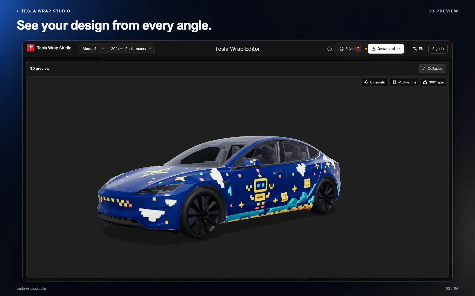 Tesla Wrap Studio gallery image