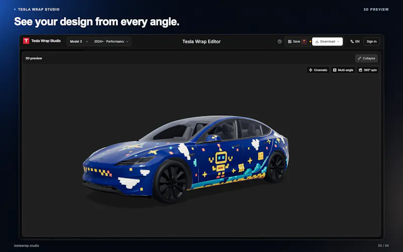 Tesla Wrap Studio screenshot 5