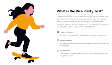 Rice Purity Test gallery image