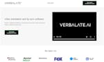 Verbalate™ Audio Video Translation image