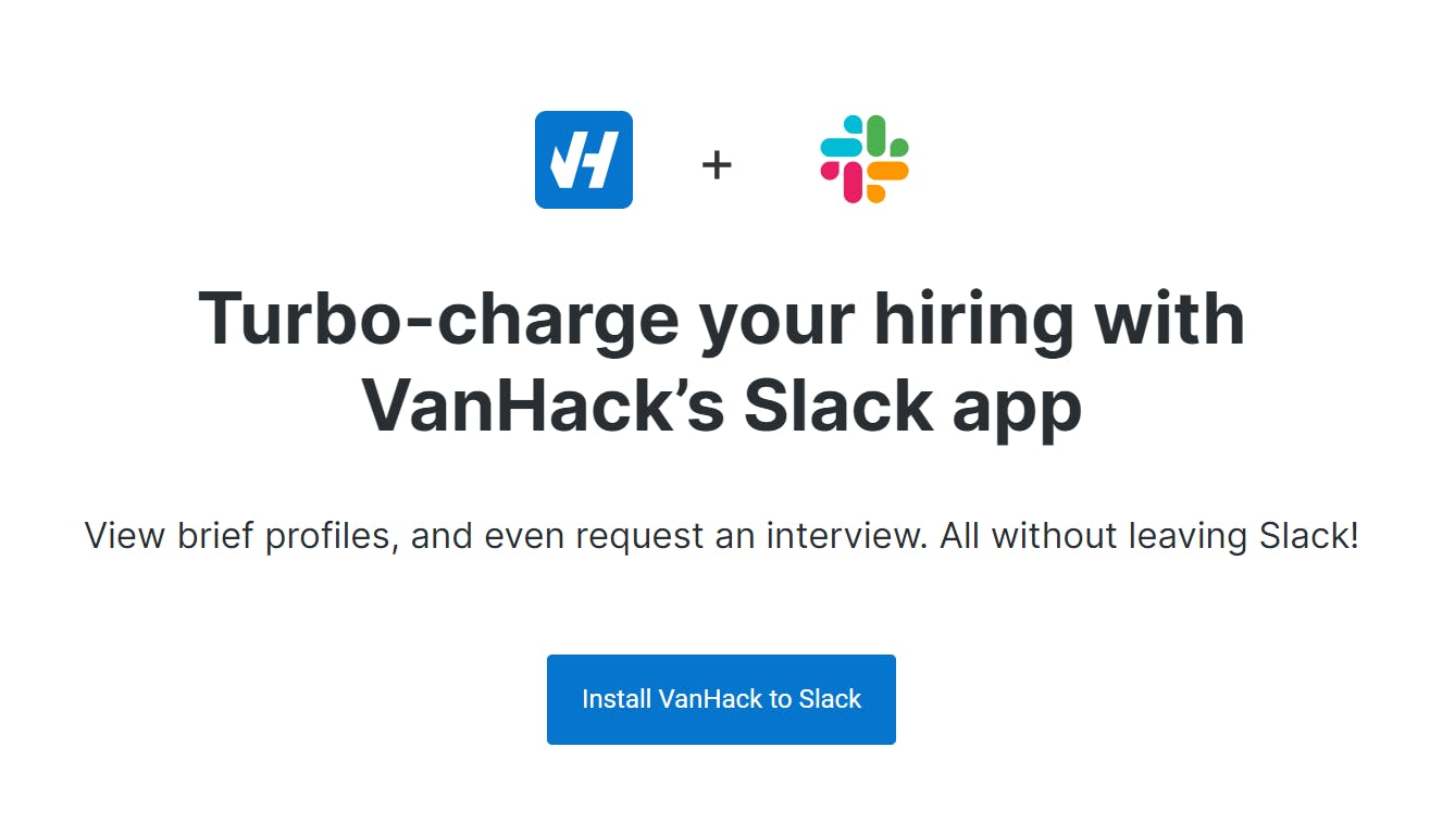 VanHack Slack App media 2