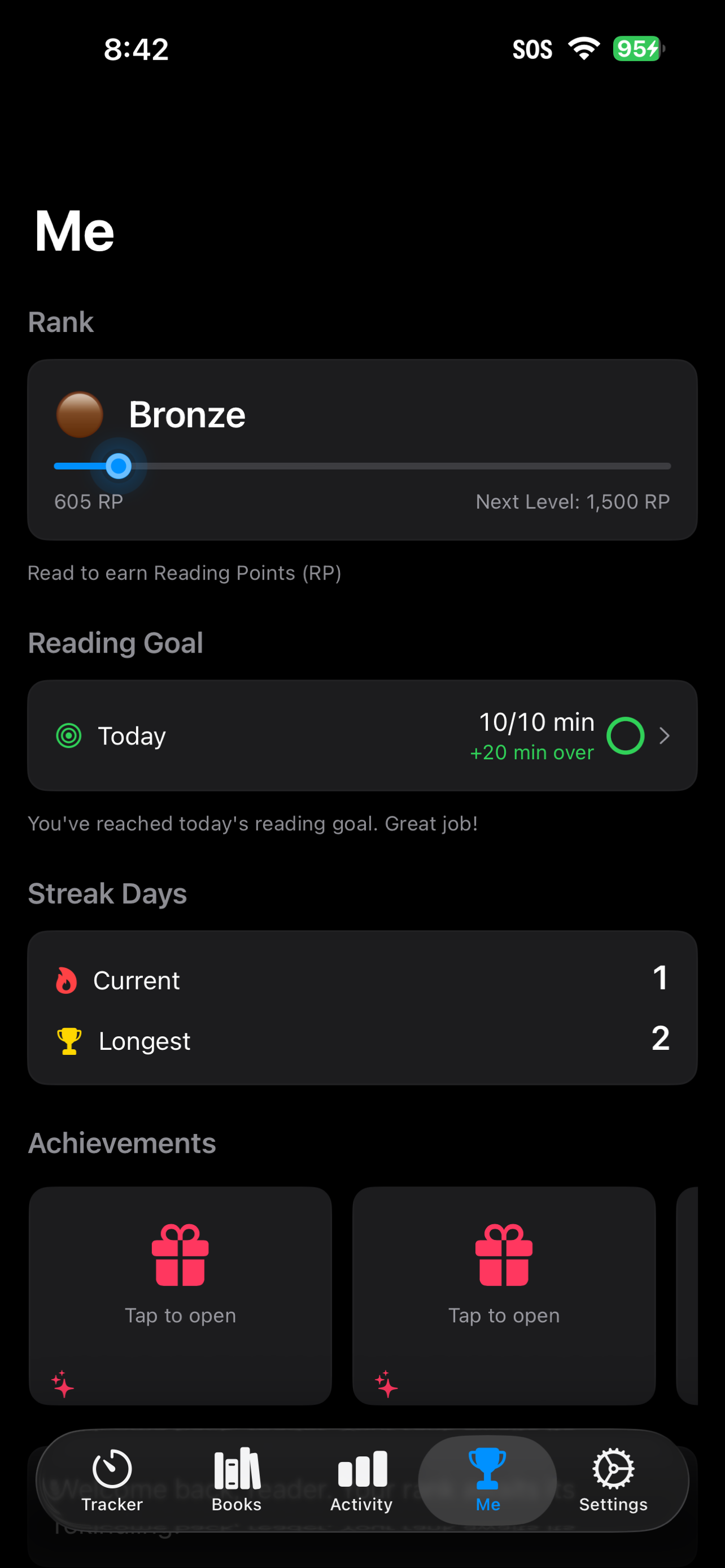BookPace — Track your reading time gallery image