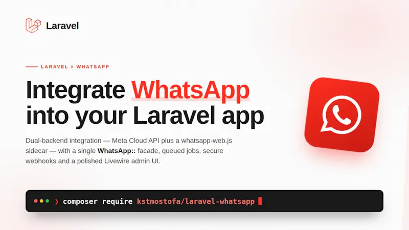 Laravel WhatsApp screenshot 1