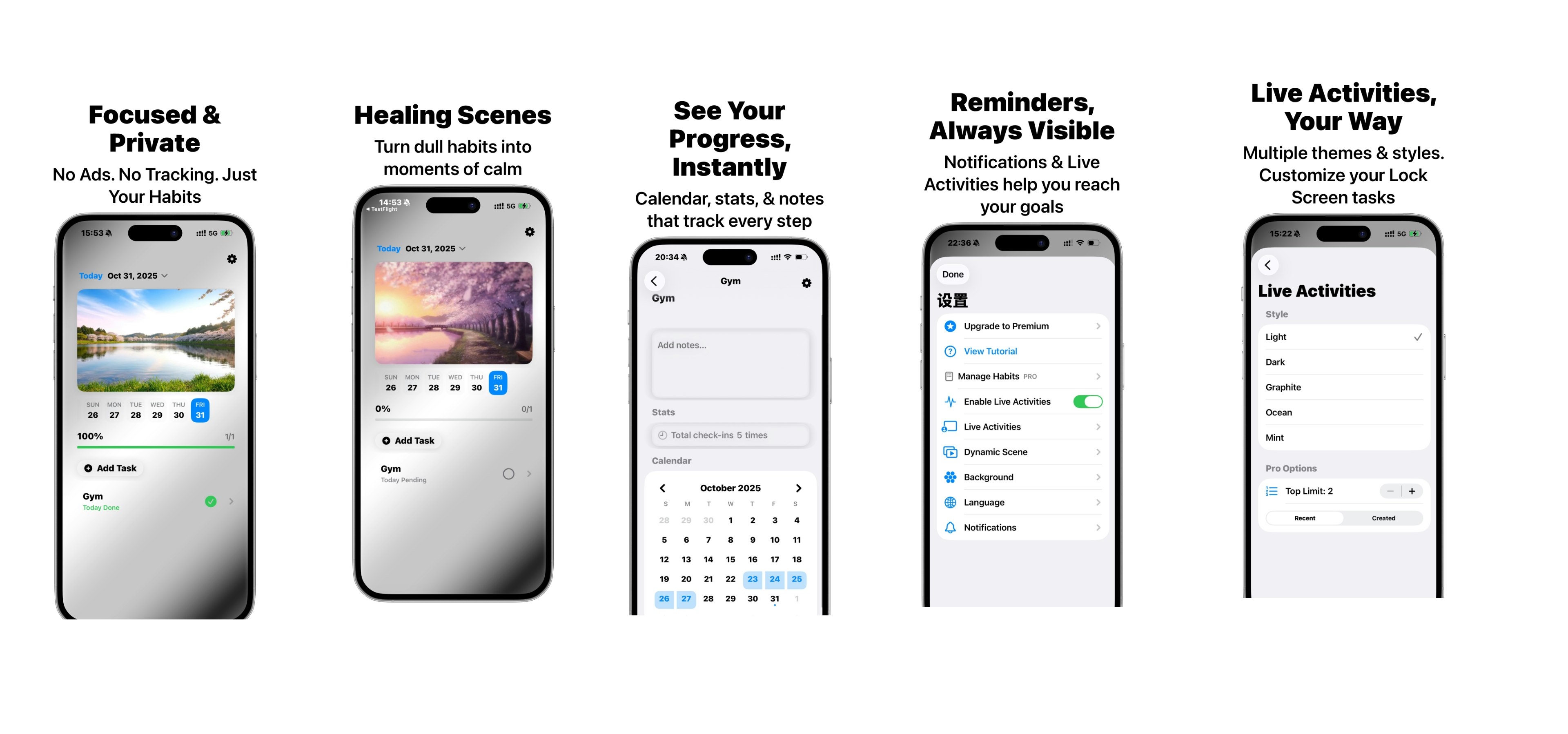 KeepFlame – Offline Habit Tracker gallery image