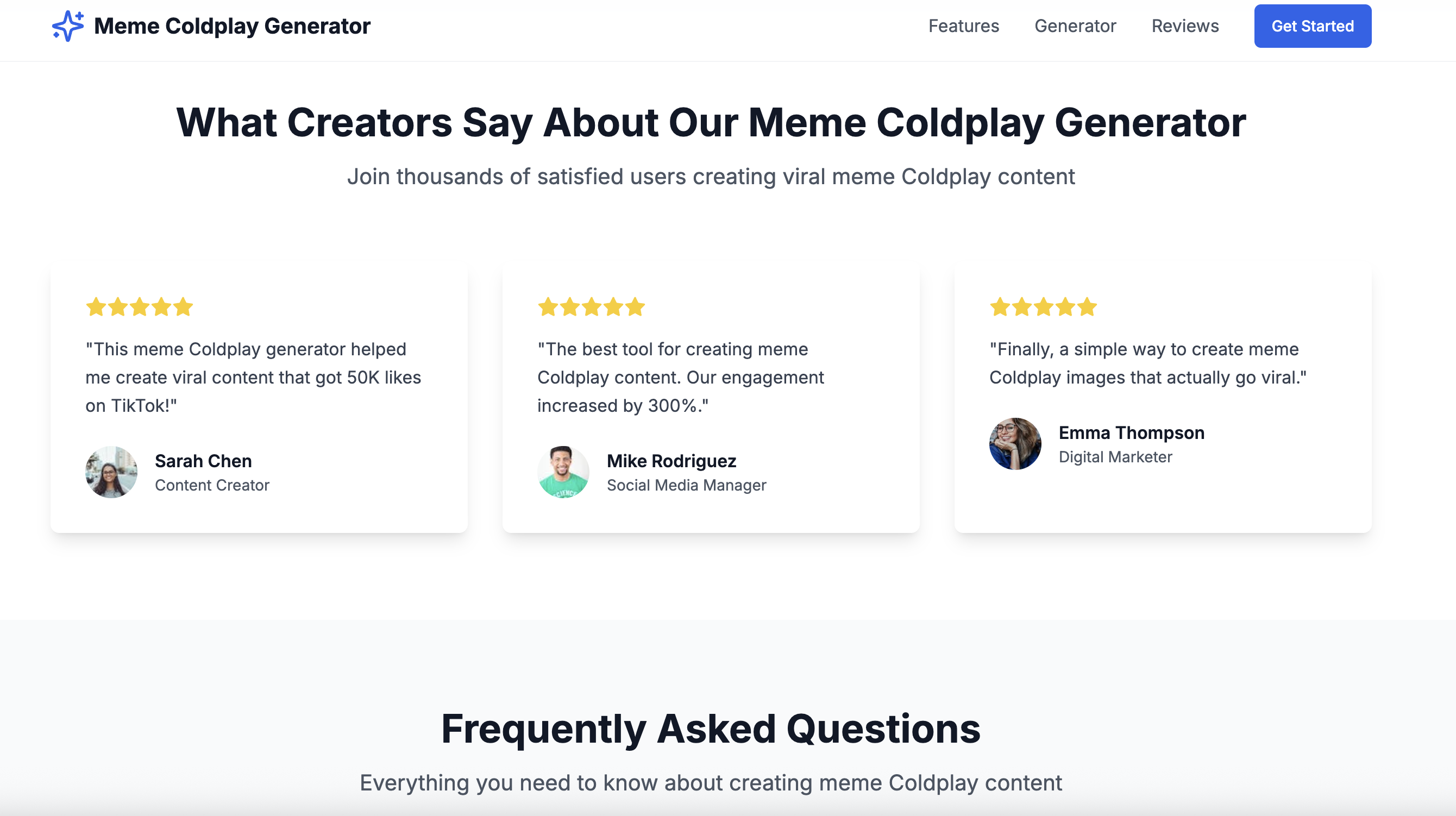 Meme Coldplay Generator gallery image